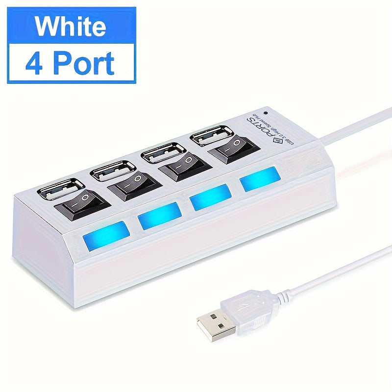 1pc 4-port/7-port USB Connector