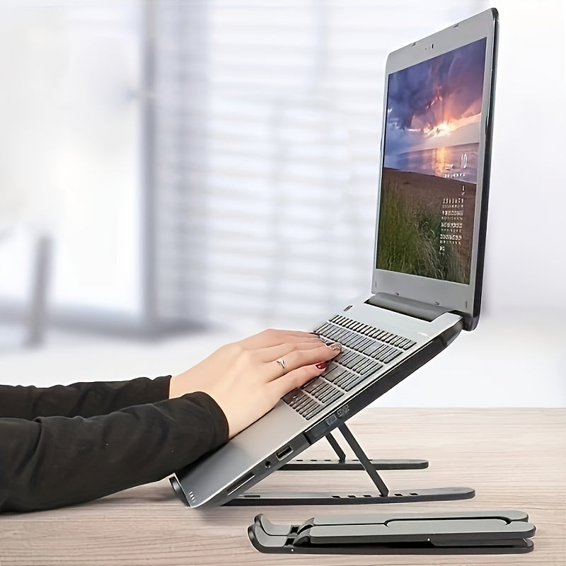 Upgrade Your Desktop With A 21.5x28 Folding Lifting Computer Stand For Improved Heat Dissipation!
