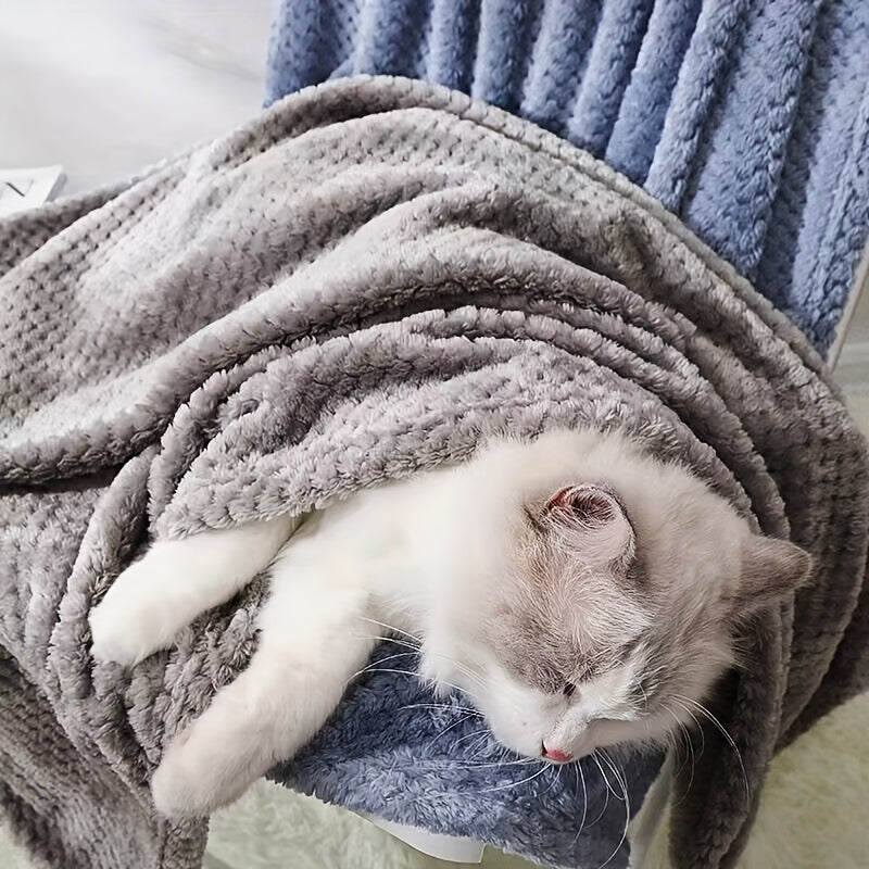 Cozy Ultra-Soft Pet Blanket - Premium Sleeping Pad for Kittens & Puppies - Small, Machine-Washable, Snug Bed for Cats & Dogs