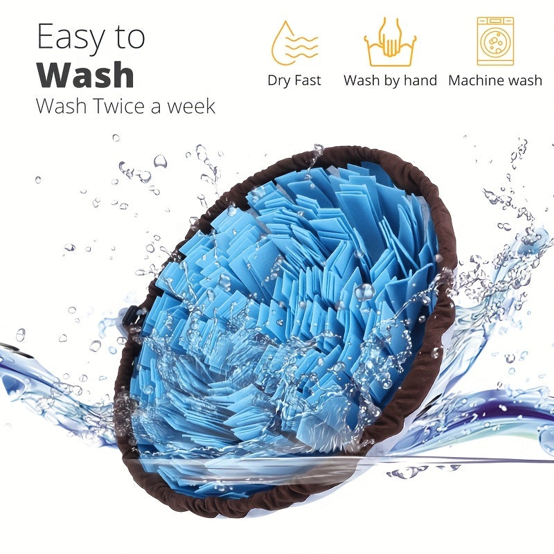 Adjustable Dog Snuffle Mat - Interactive Foraging Puzzle Toy for Smell Training, Slow Eating & Stress Relief - Enhances Mental Stimulation & Engages Your Pet During Feeding Time