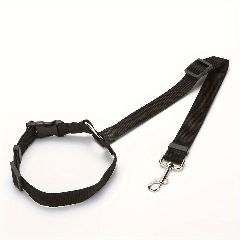 Pet Safety Harness - Car Seat Belt Lead Leash Safe Travel, Easy Installation, an
