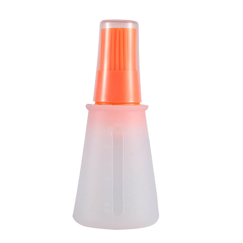 1pc Multi-Use Silicone Oil Brush and Dispenser - Easy-to-Clean, Leakproof, for Grilling, Baking & BBQ