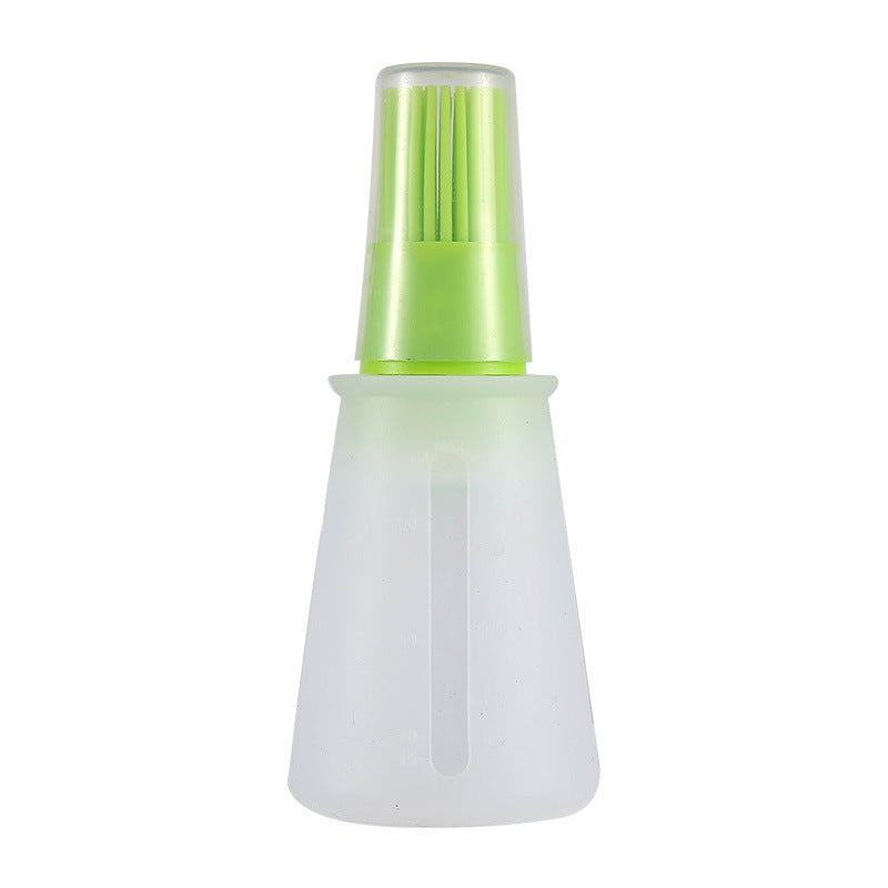 1pc Multi-Use Silicone Oil Brush and Dispenser - Easy-to-Clean, Leakproof, for Grilling, Baking & BBQ