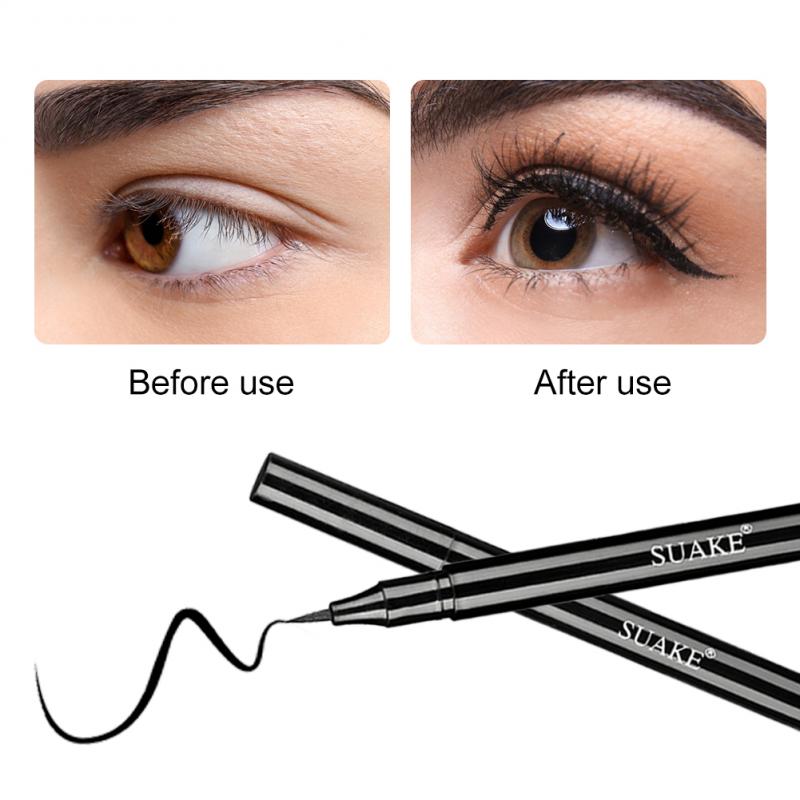 High-Quality Quick-Dry Waterproof Black Liquid Eyeliner Pencil - Sweatproof, Smudge-Proof, Long-Lasting, Easy Precision Application for Stunning Eye Makeup, Eyeliner Waterproof Smudge Proof