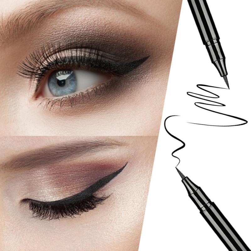 High-Quality Quick-Dry Waterproof Black Liquid Eyeliner Pencil - Sweatproof, Smudge-Proof, Long-Lasting, Easy Precision Application for Stunning Eye Makeup, Eyeliner Waterproof Smudge Proof