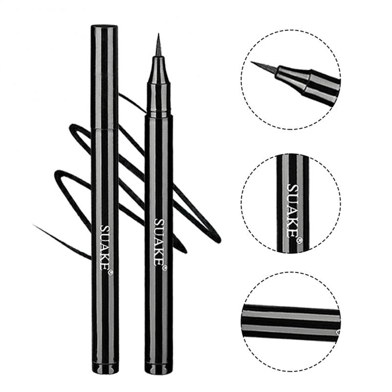 High-Quality Quick-Dry Waterproof Black Liquid Eyeliner Pencil - Sweatproof, Smudge-Proof, Long-Lasting, Easy Precision Application for Stunning Eye Makeup, Eyeliner Waterproof Smudge Proof