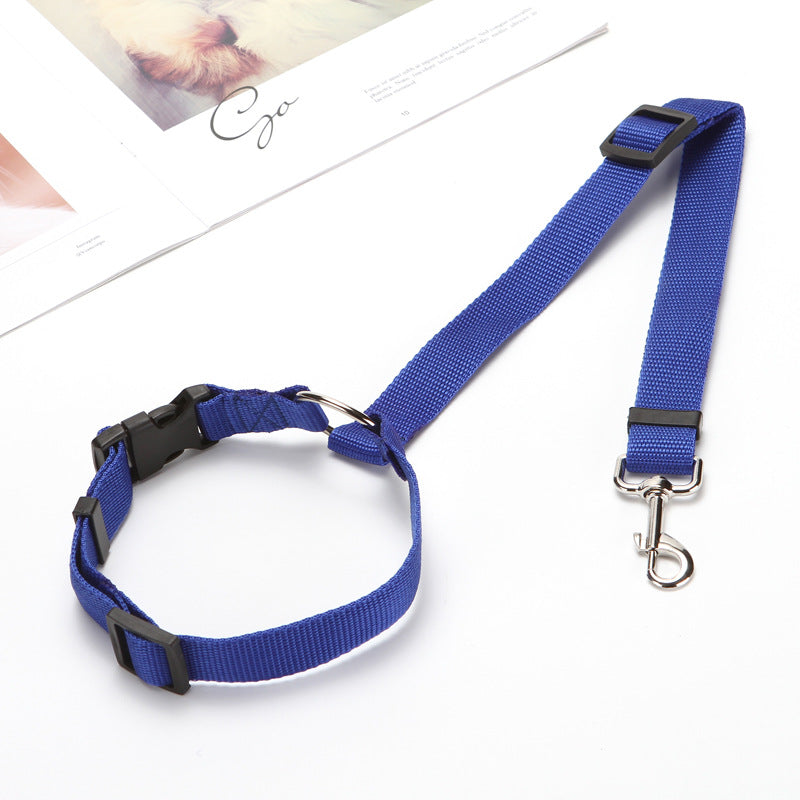 Pet Safety Harness - Car Seat Belt Lead Leash Safe Travel, Easy Installation, an