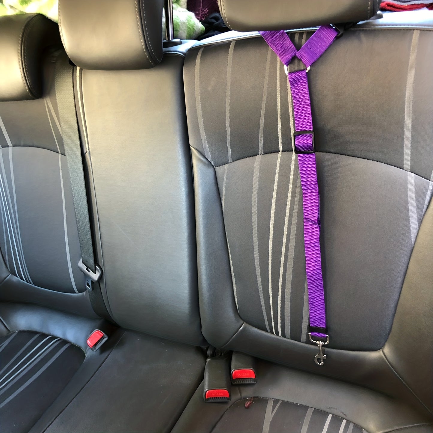 Pet Safety Harness - Car Seat Belt Lead Leash Safe Travel, Easy Installation, an