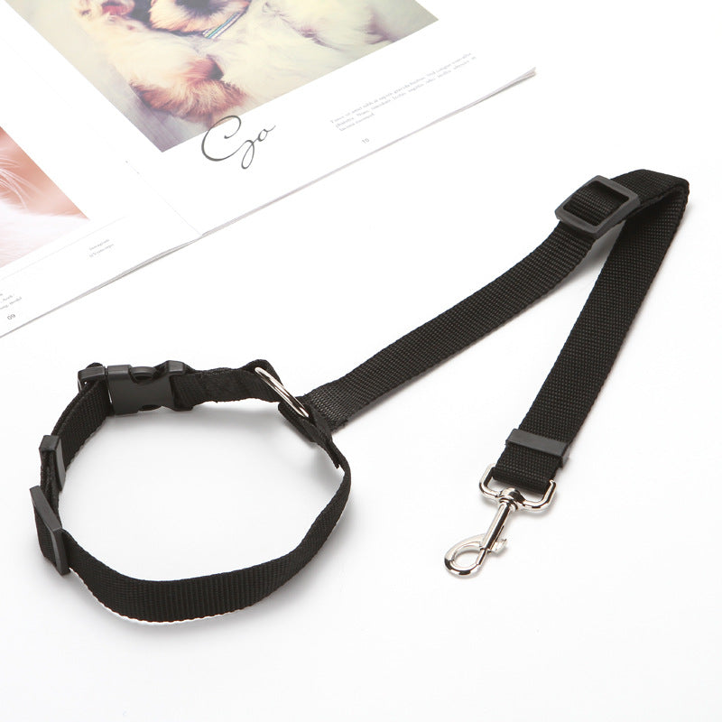 Pet Safety Harness - Car Seat Belt Lead Leash Safe Travel, Easy Installation, an