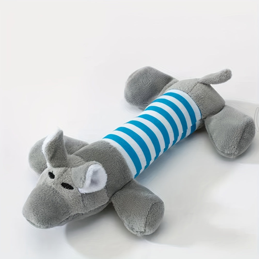 Pig Elephant Design Dog Toys Squeaky Dog Chew Durable Toys Interactive Pet Suppl