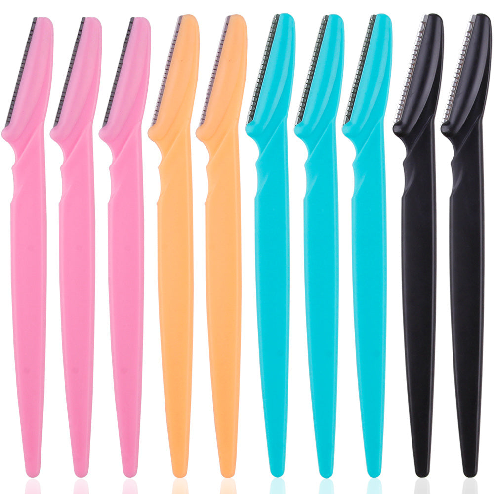 3/4/10Pcs Eyebrow Trimmer Blade Shaver Portable Face Razor Eyebrow Epilation Hair Removal Cutters Safety Razor Women Makeup Tools