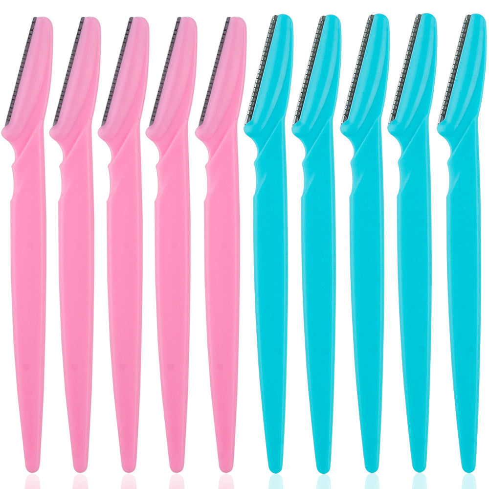 3/4/10Pcs Eyebrow Trimmer Blade Shaver Portable Face Razor Eyebrow Epilation Hair Removal Cutters Safety Razor Women Makeup Tools