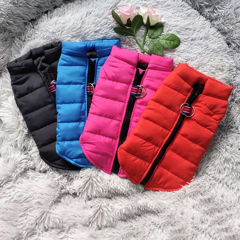 1pc Waterproof Pet Jacket - Water-Resistant, Thermal Insulation, Plush and Cozy Material - Perfect for Small Dogs, Puppies, Cats, Toy Breeds, and Feline Friends in Cold Winter, Autumn, and Spring Seasons