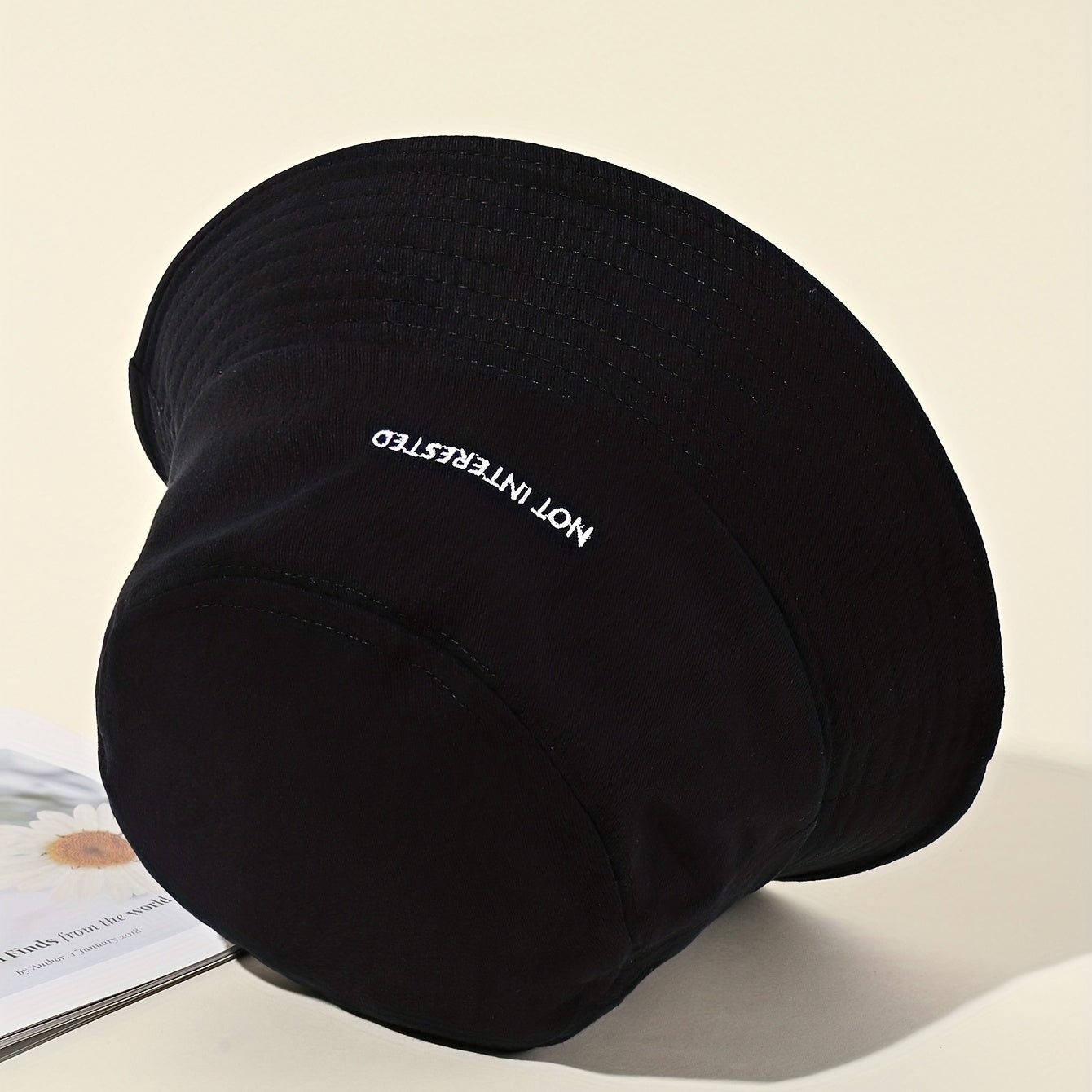 Embroidered Beach Bucket Hat