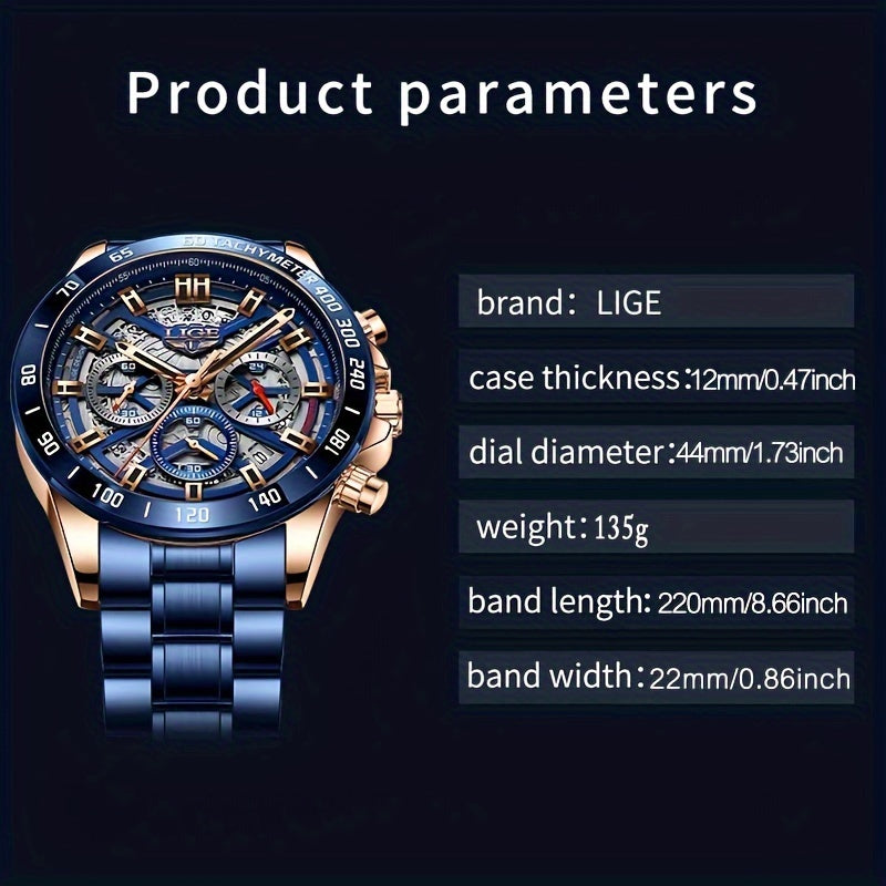 LIGE Watch For Men