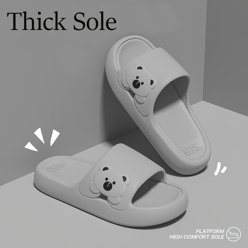 Women's Soft Sole Cartoon Home Shoes, Lightweight Comfortable Non-Slip Durable Cute Indoor Slippers for Shower and Walking