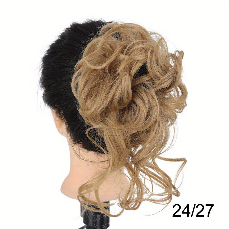 Easy-Attach Curly Bun Scrunchie