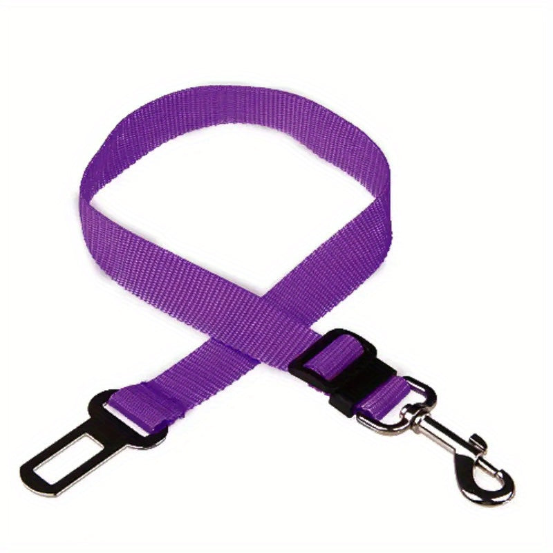 Retractable Pet Safety Seat Belt - 1pc Dog & Cat Car Travel