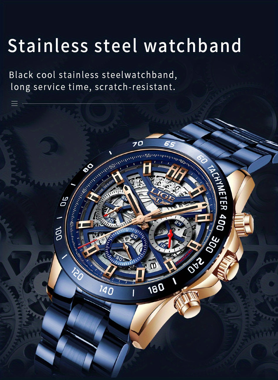 LIGE Watch For Men