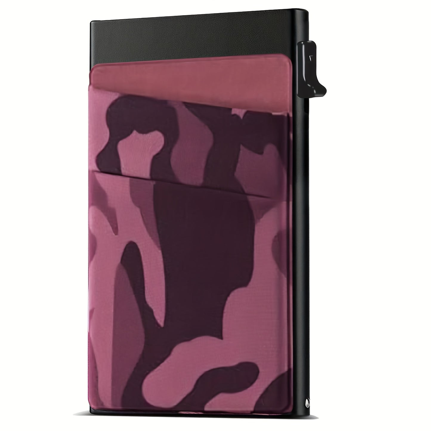 RFID-Secure Aluminum Credit Card Holder - Pop-Up Access, Slim & Lightweight - Perfect Gift for Men