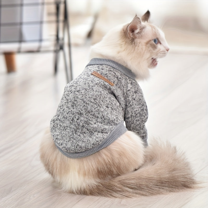 Soft Dog Sweater, Spring Dog Warm Clothing Puppy Sweatshirt For Cold Weather Small Dogs Clothes