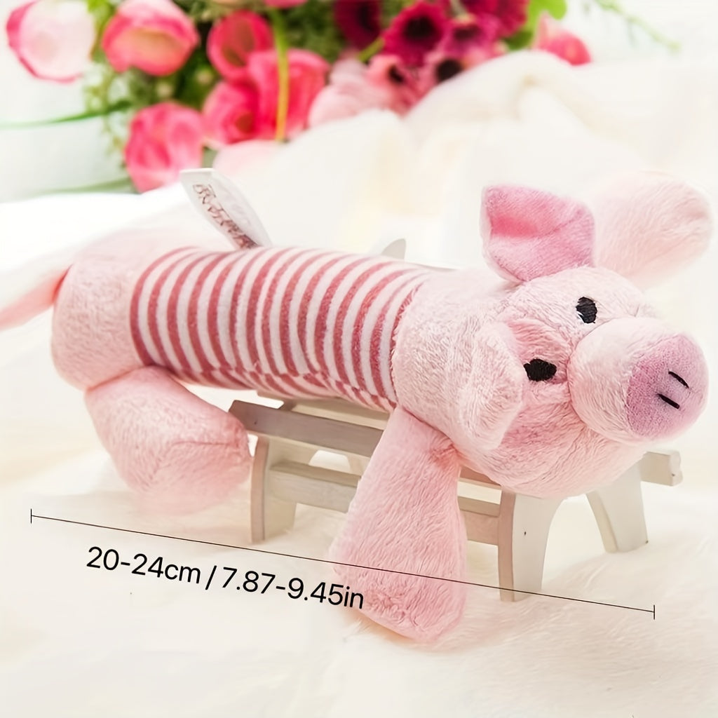 Pig Elephant Design Dog Toys Squeaky Dog Chew Durable Toys Interactive Pet Suppl