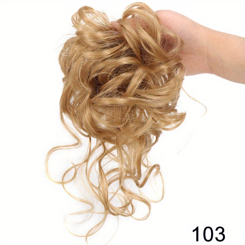 Easy-Attach Curly Bun Scrunchie