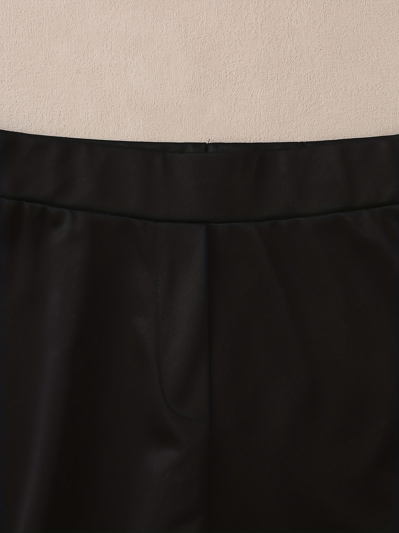 Color Block Two-piece Set, Casual Button Front Blazer & Straight Leg Pants Outfits, Women's Clothing