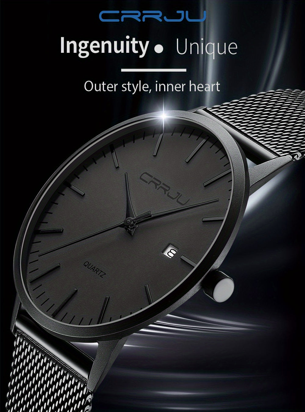 Men's Slim Quartz Watch