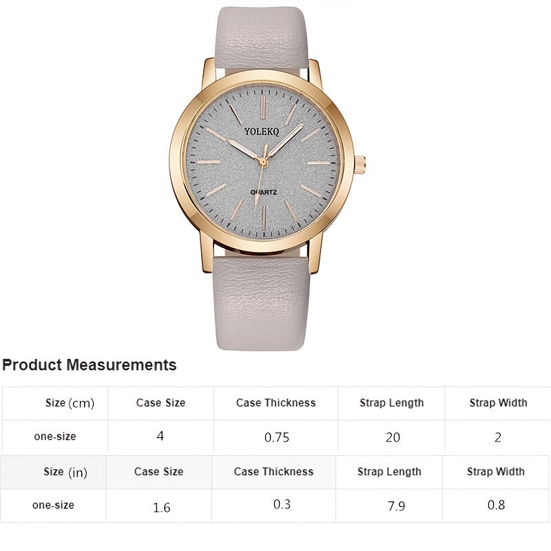 2pcs/Set Quartz Watch Fancy Women Watches Jewelry Sophisticated And Stylish Women Watch