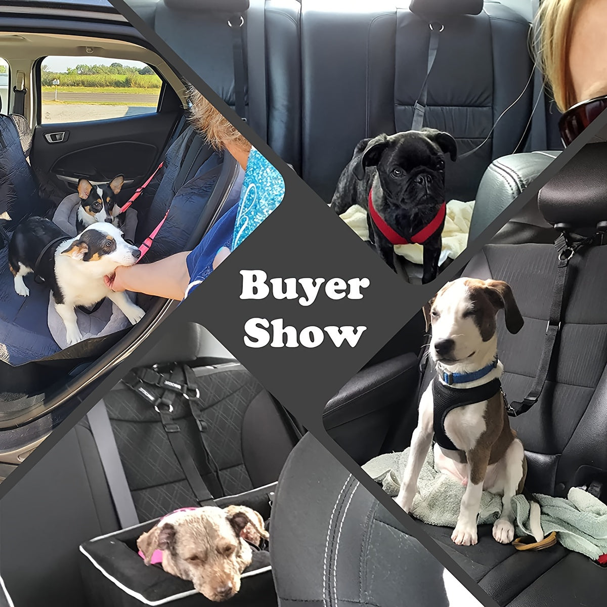 Secure Pet Car Tether Safety Leash - 1pc Dog Seat Belt Vehicle - Dog Seatbelt Bu