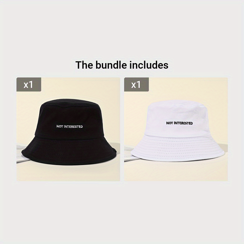Embroidered Beach Bucket Hat