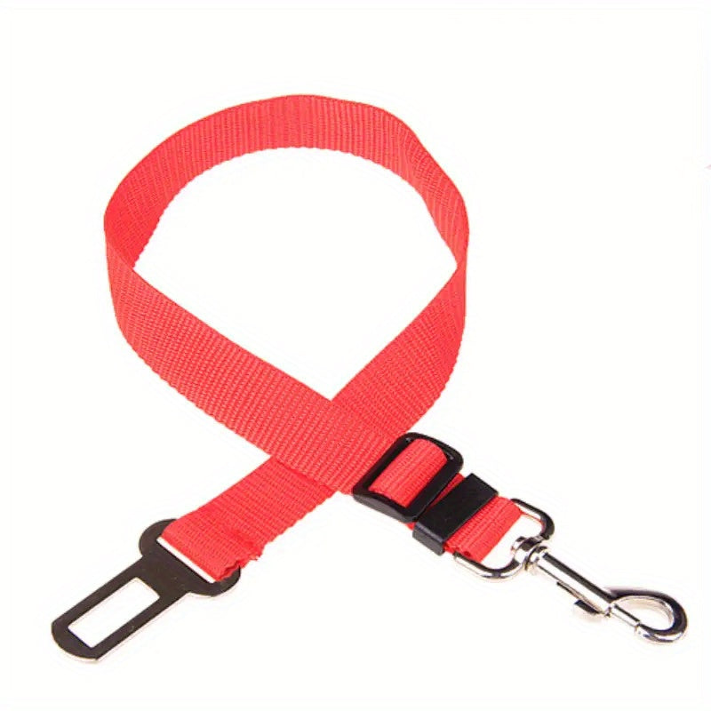 Retractable Pet Safety Seat Belt - 1pc Dog & Cat Car Travel