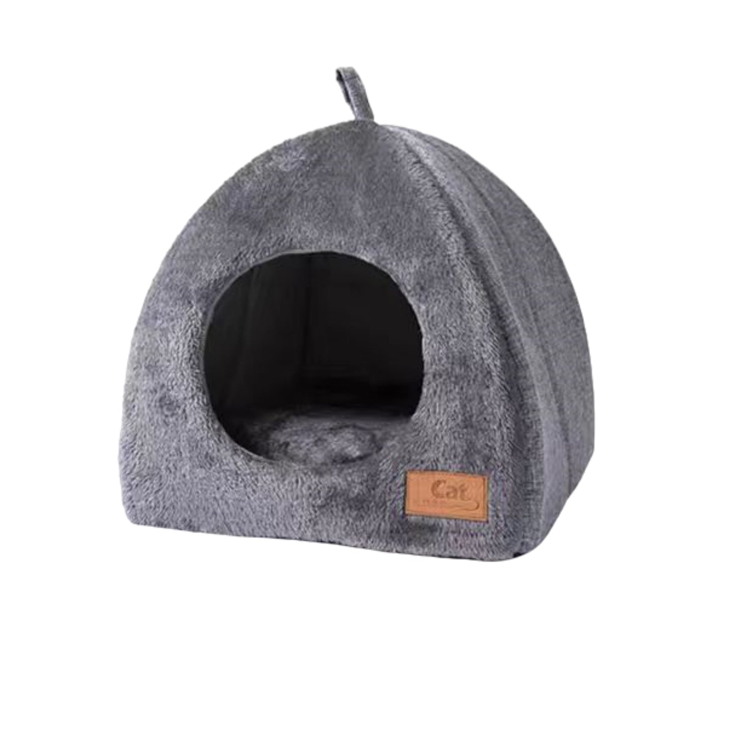 1pc Cozy Semi-enclosed Cat Bed - Dogs Pet Tent Cave For Comfortable Sleeping And Nesting