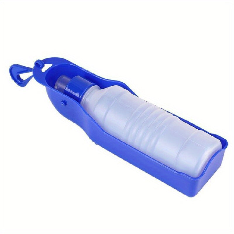 250ml/500ml Foldable Water Bottle For Dogs, Portable Plastic Water Dispenser Outdoor Dog Water Feeder