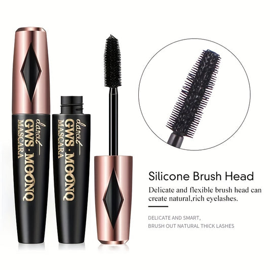 3D Fiber Mascara, Long Black Volumizing Eyelash Extension, Waterproof Eye Makeup Tool