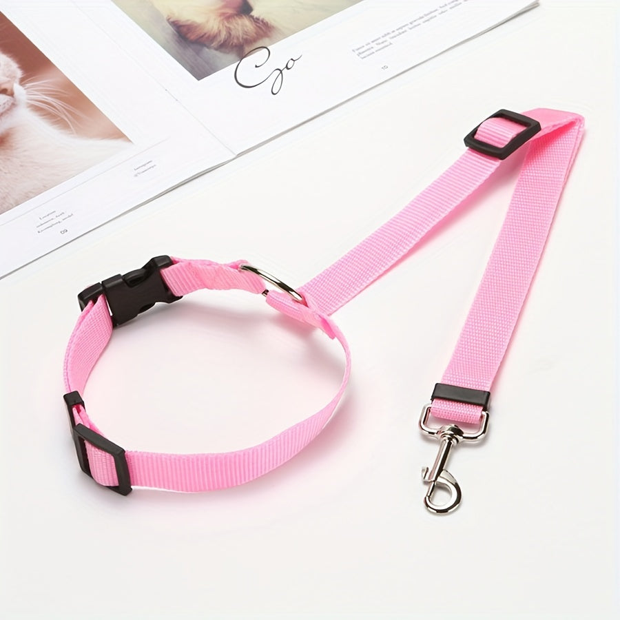 Secure Pet Car Tether Safety Leash - 1pc Dog Seat Belt Vehicle - Dog Seatbelt Bu