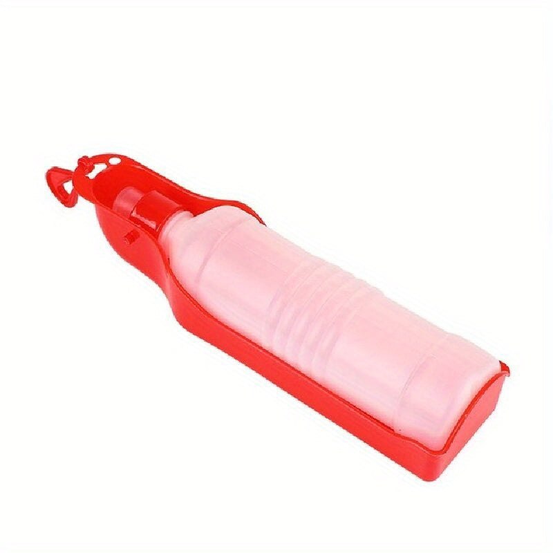 250ml/500ml Foldable Water Bottle For Dogs, Portable Plastic Water Dispenser Outdoor Dog Water Feeder