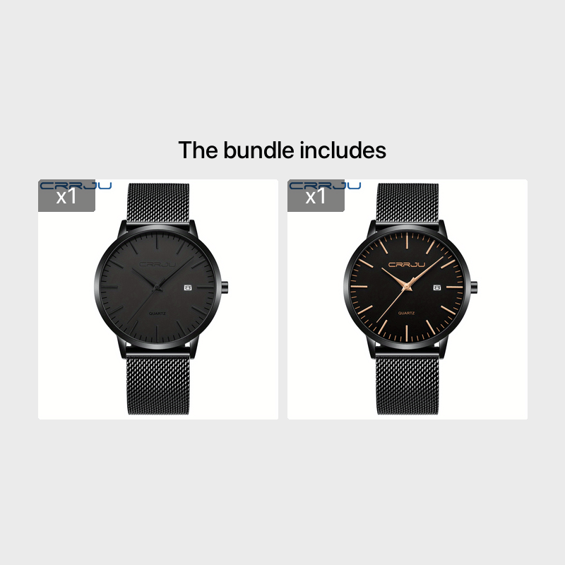 Men's Slim Quartz Watch