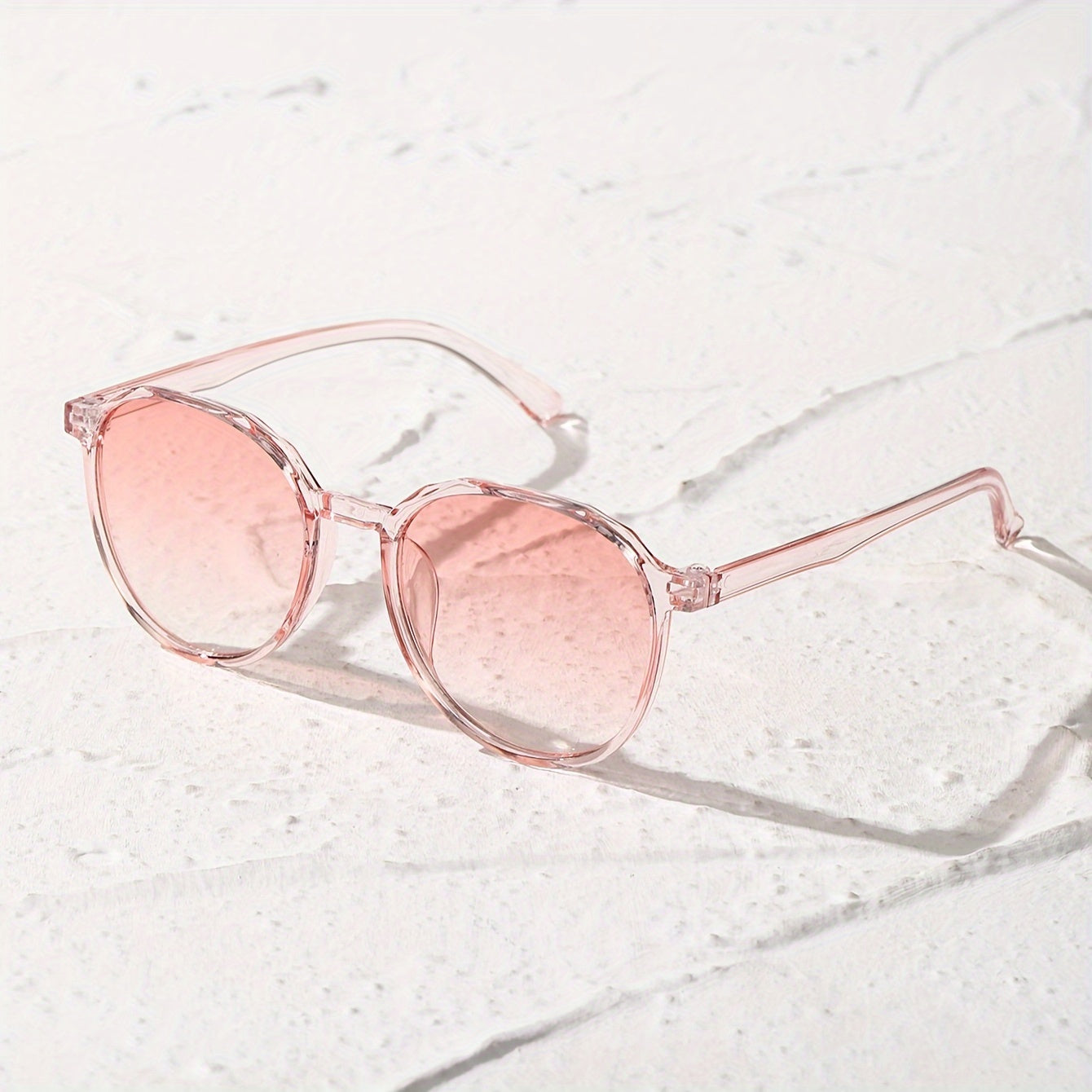 Black Round Frame Classic Casual Sunshade Eyewear