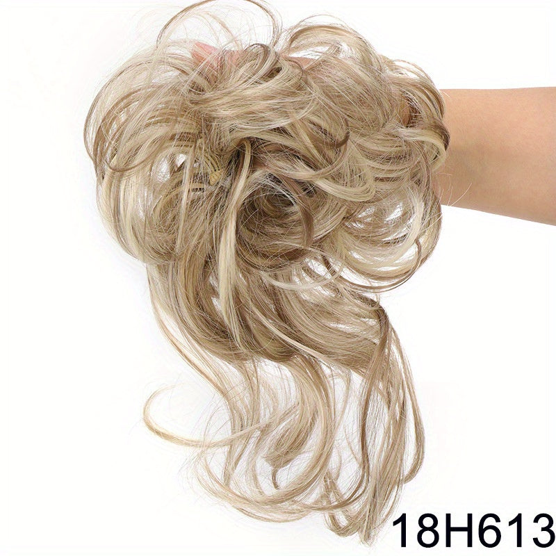 Easy-Attach Curly Bun Scrunchie