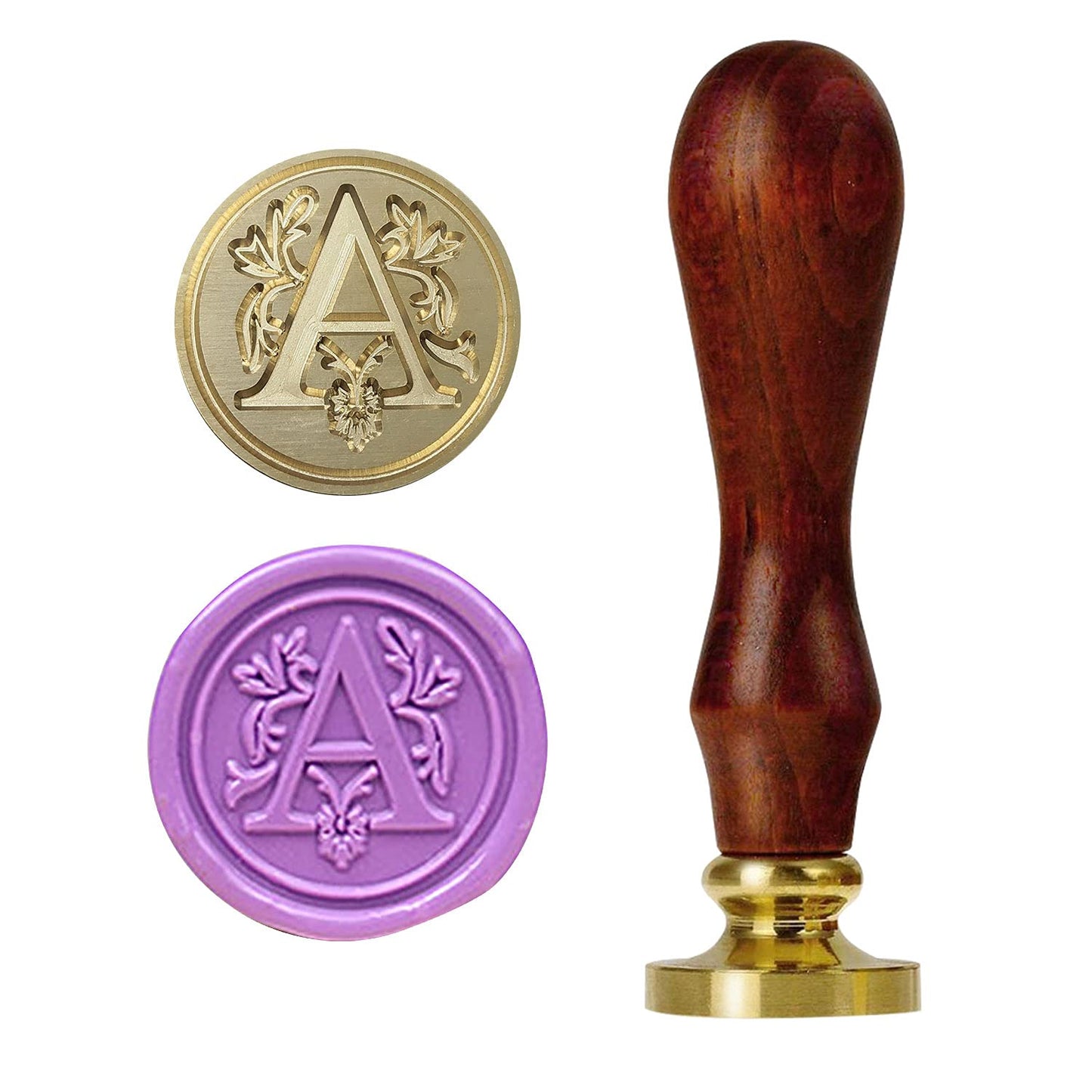 1pc Letter A-M Wax Seal Stamp Vintage Retro