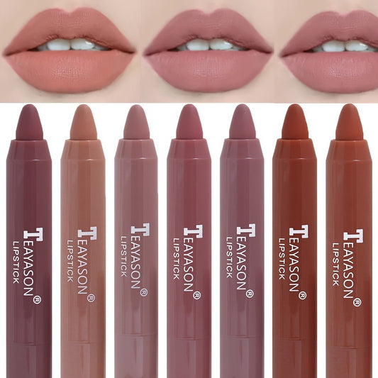 1PC Sexy Matte Lipstick Waterproof Long Lasting Color Rendering Non-stick Velvet Lips Liner Pencil Woman Makeup Cosmetics Valentine's Day Gifts