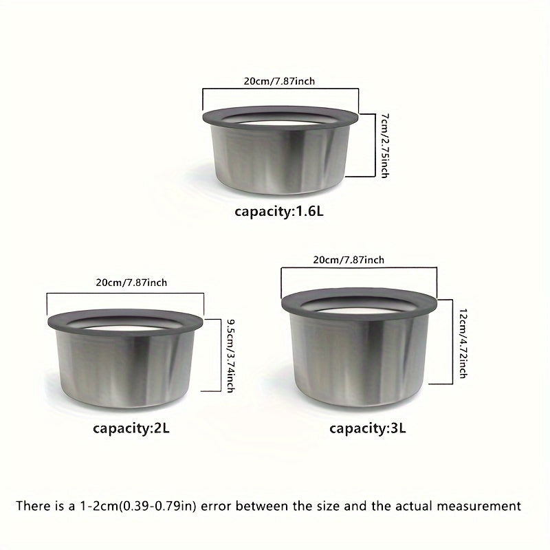 Stainless Steel Dog Water Bowl with Floating Disk Design, Anti-Spill Non-Wet Mouth Pet Drinking Bowl, Slow Feeder Water Dispenser for Dogs, Portable for Vehicle/Outdoor/Indoor Use