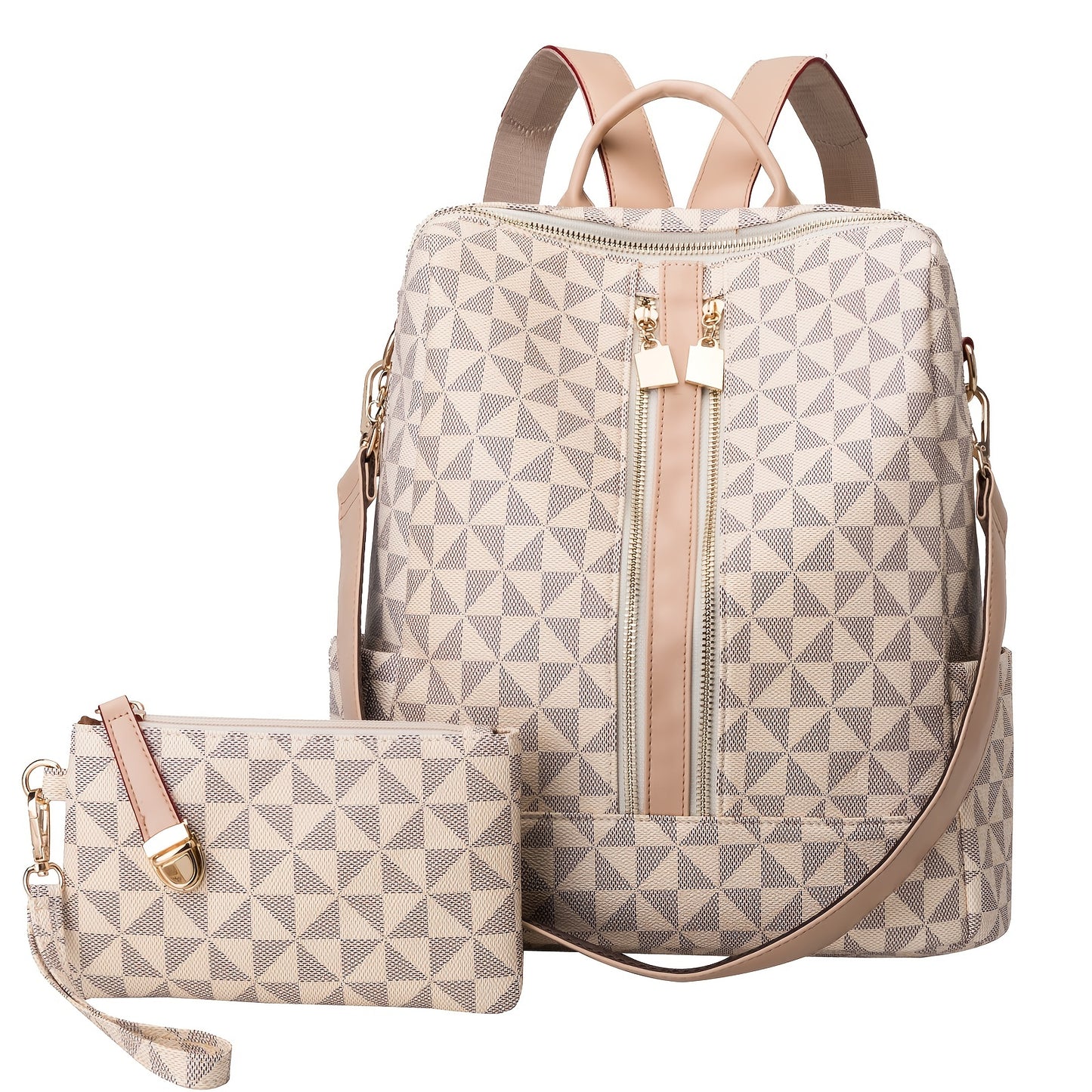 Trendy Womens Retro Backpack - Large, Secure & Fashion-Forward Prints - 2022 New Release - Perfect for Travel, Work & Leisure
