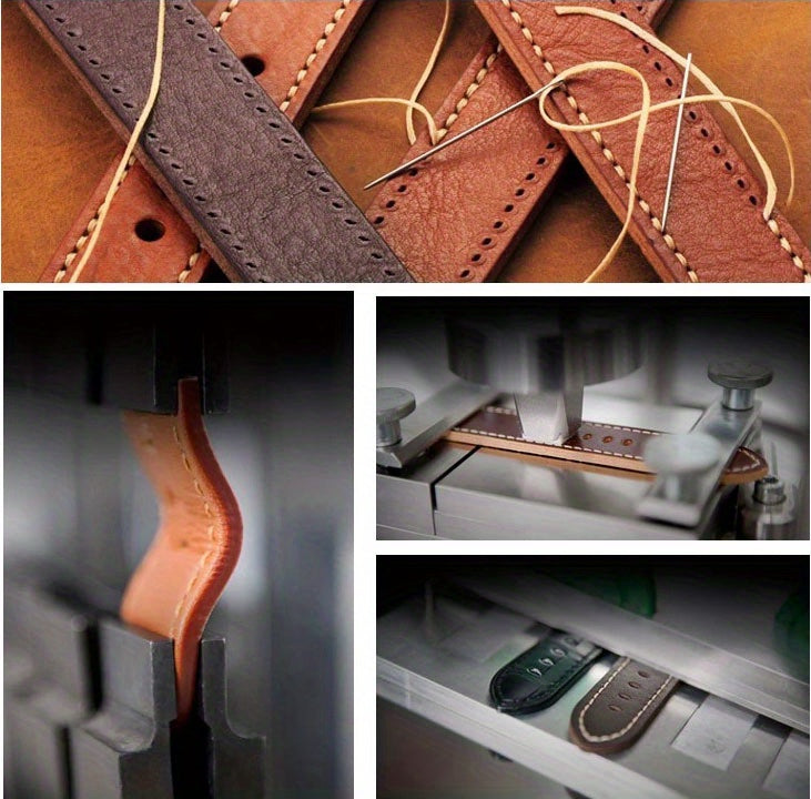 Leather Watch Band, Quick Release Strap, Retro Top Layer Cow Leather, Switch Spring Bar, 20mm, 22mm, 24mm Black Buckle, Ideal Choice For Gifts