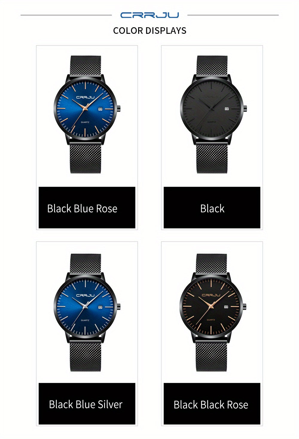 Men's Slim Quartz Watch