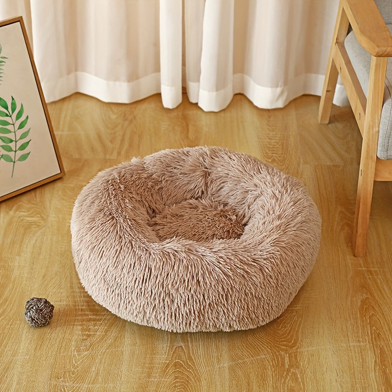 Pet Cat Nest, Solid Color Plush Cat Nest, Cat Mat, Suitable For Dogs And Cats Indoor Use