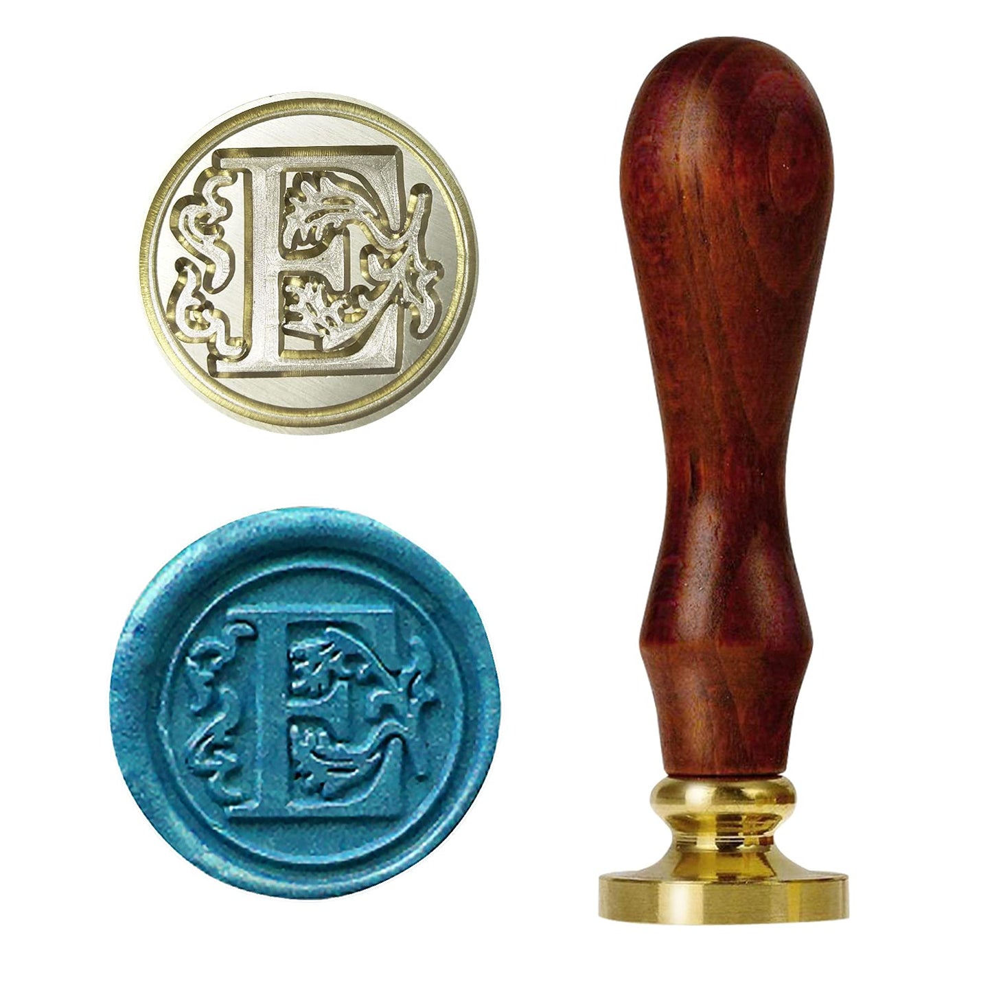 1pc Letter A-M Wax Seal Stamp Vintage Retro