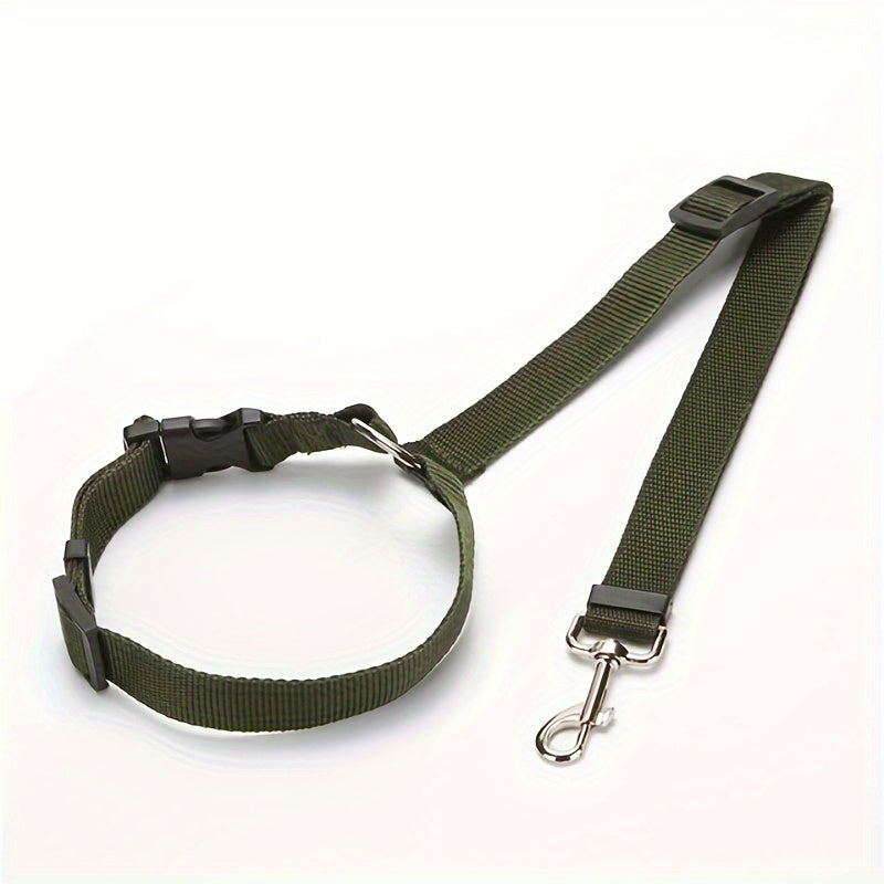 Pet Safety Harness - Car Seat Belt Lead Leash Safe Travel, Easy Installation, an
